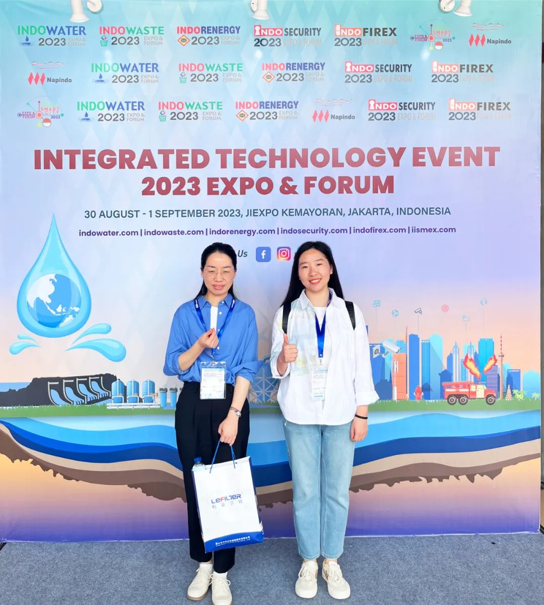 利菲尔特参加 INDOWATER 2023年印度尼西亚国际水处理展览会
